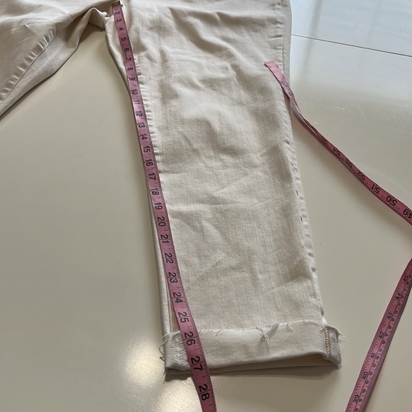Pistola Women’s High Waist Stretch Ankle Jeans Ecru Size 18W - Picture 10 of 11